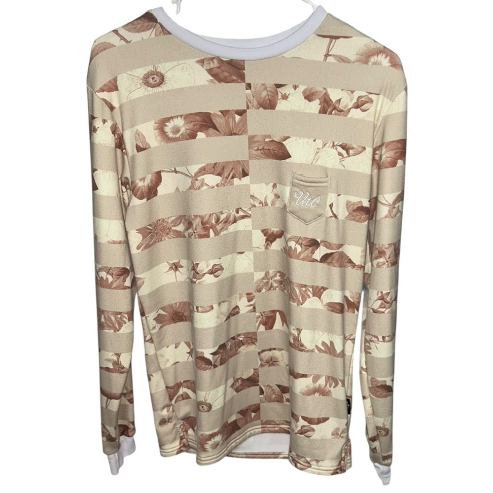 The Hideout Clothing Unisex Floral Long Sleeve Top Limited Edition 100 Made - Picture 3 of 8